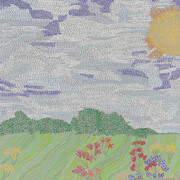 Tanya Minhas, The warmth of the sun, the blue of the sky (detail), 2025. Courtesy of Winston Wächter Fine Art