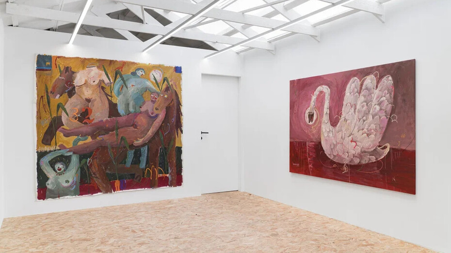 Iryna Maksymova, Silueta, exhibition view. Courtesy of Verduyn Gallery