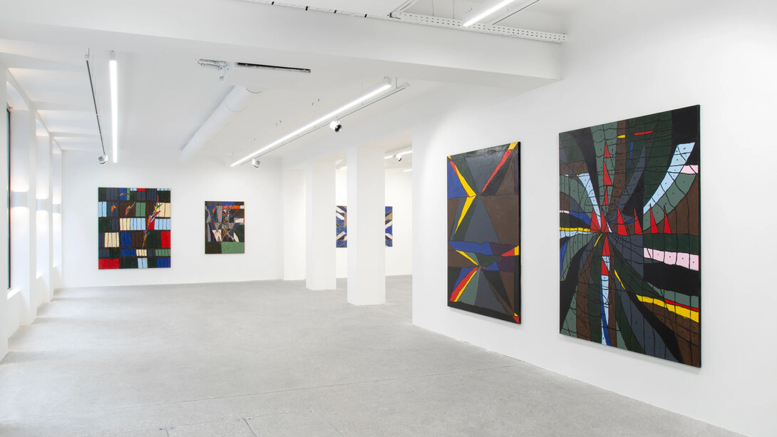 Matias Agafonovas, Comet fields in a matchbox, exhibition view. Courtesy of the Kamel Mennour Gallery