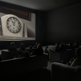 Christian Marclay, The clock, exhibition view. Courtesy of Neue Nationalgalerie