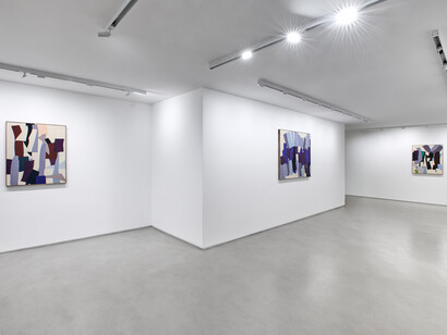 Ethan Cook, Lesser world, exhibition view. Courtesy of Simões de Assis Gallery