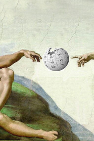 Montaje realizado a partir de la obra de Miguel Ángel en la Capilla Sixtina