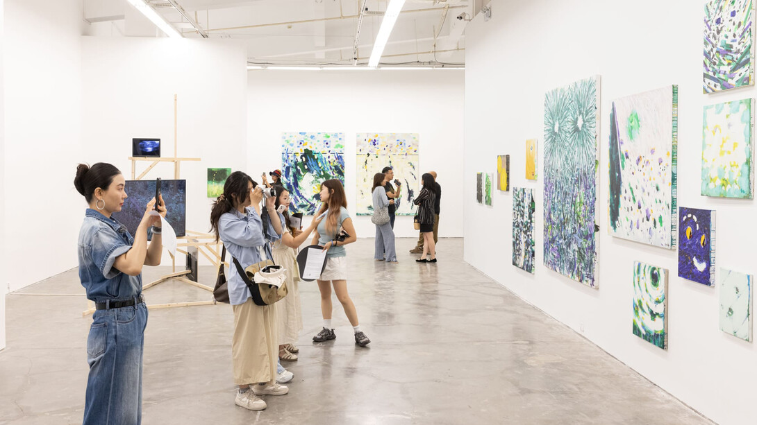 Wang Jun, Off the beaten track, exhibition view. Courtesy of A Thousand Plateaus Art Space 