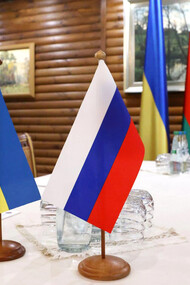 Russian-Ukrainian peace talks in Belarus in March 2022 
