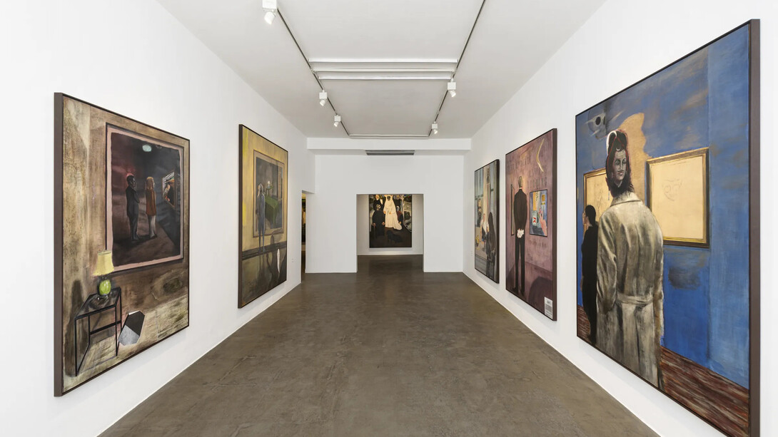 Atul Dodiya, The gatecrasher, exhibition view. Courtesy of Vadehra Art Gallery