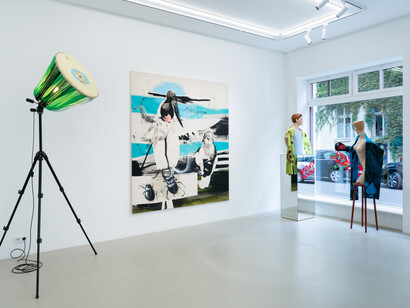 Helga Schmidhuber, Morpheus mango mau, exhibition view. Courtesy of Aoa;87 Gallery. Photo by Dotgain