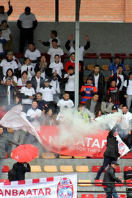 I tifosi dell'Ulanbaator FC