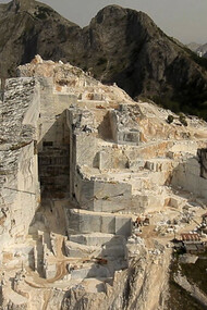 Carrara's marble caves
