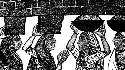 "¿De dónde viene la riqueza?", pintura, Karen Haydock, 2013