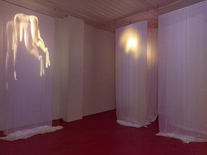 Vivian Caccuri, I hear my blood singing, exhibition view. Courtesy of Mattress Factory