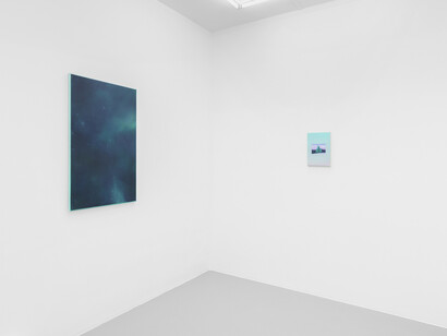 Various artists, ≈ 530 nanomètres, exhibition view. Courtesy of Irène Laub 