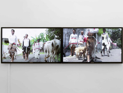 Mella Jaarsma and Wedhar Riyadi, Rakit, exhibition view. Courtesy of Beige Gallery