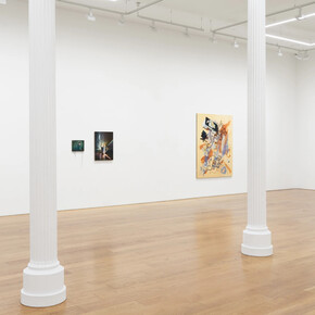 Lauren Satlowski, Not all clues are paintings but all paintings are clues, exhibition view. Courtesy of Timothy Taylor Gallery