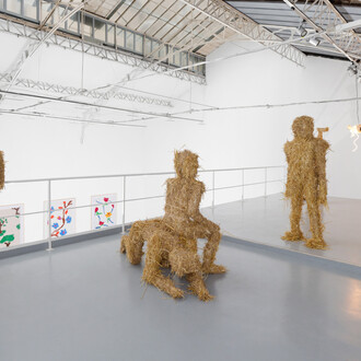 Kaspar Müller, Driving through the countryside, vue de l'exposition. Avec l'aimable autorisation de la Galerie Hussenot