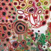 Kunmanara Hogan, Tjaruwa Woods, Yarangka Thomas, Estelle Hogan, Ngalpingka Simms and Myrtle Pennington, Kungkarangkalpa, Acrylic on canvas, 2013 © The artists, courtesy Spinifex Arts Project