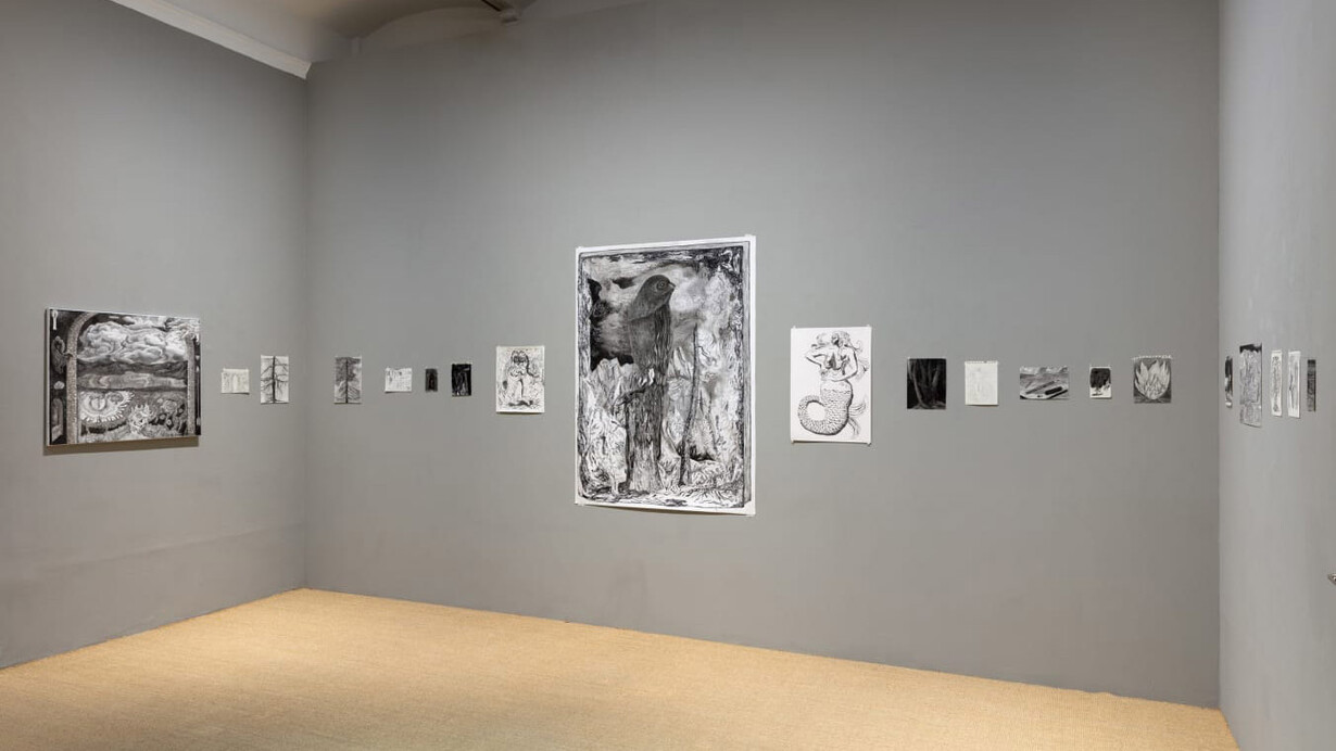 Jeff Olsson, Palace of the forest, exhibition view. Courtesy of Galleri Magnus Karlsson