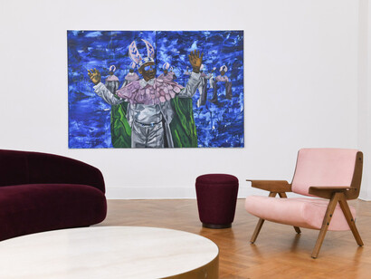 OBastardo, Rhythm and skin, exhibition view. Courtesy of Galerie Kornfeld