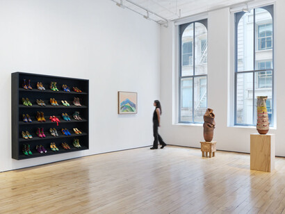 Various artists, All about 25, exhibition view. Courtesy of James Cohan Gallery
