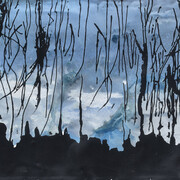 Hernán Salamanco, Friso juncos 1 (detail), 2025. Courtesy of Herlitzka & Co