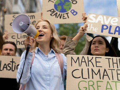 Young activists raise their voices for urgent climate action and environmental justice