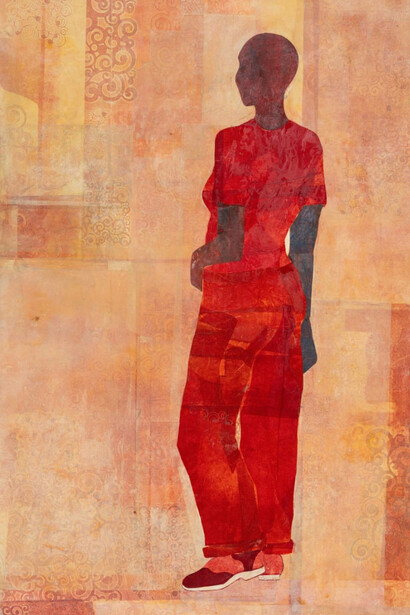 Jite Agbro, The center holding (detail), 2025. Courtesy of Rele Gallery