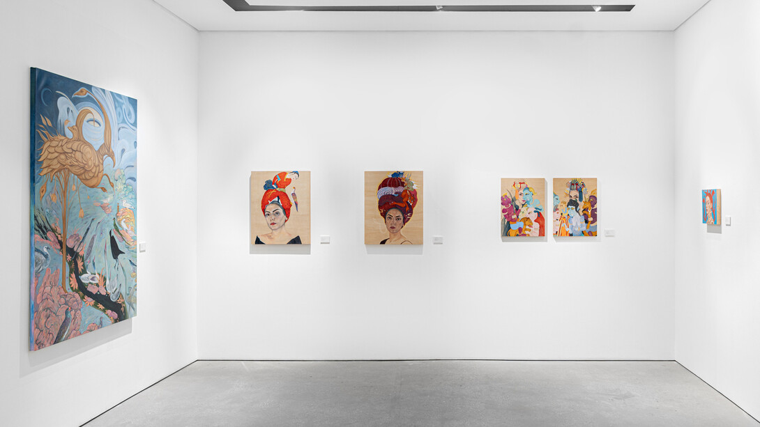 Bahar Sabzevari, Ancestral algorithms, exhibition view. Courtesy of Leila Heller Gallery 