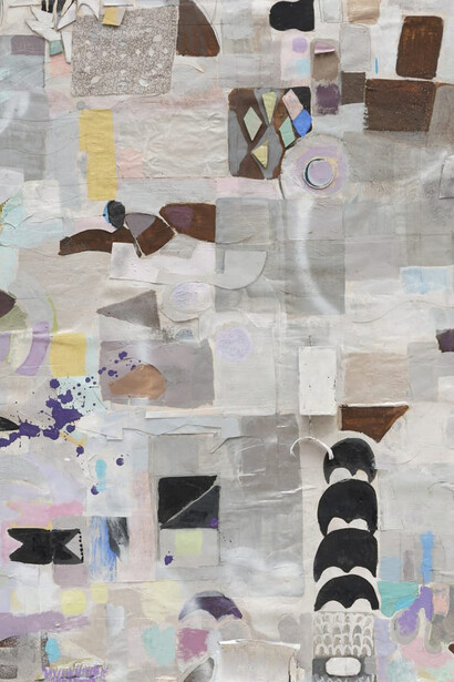 Karen Barbour, Under a network of satellites (detail), 2025. Courtesy of Rebecca Camacho Presents