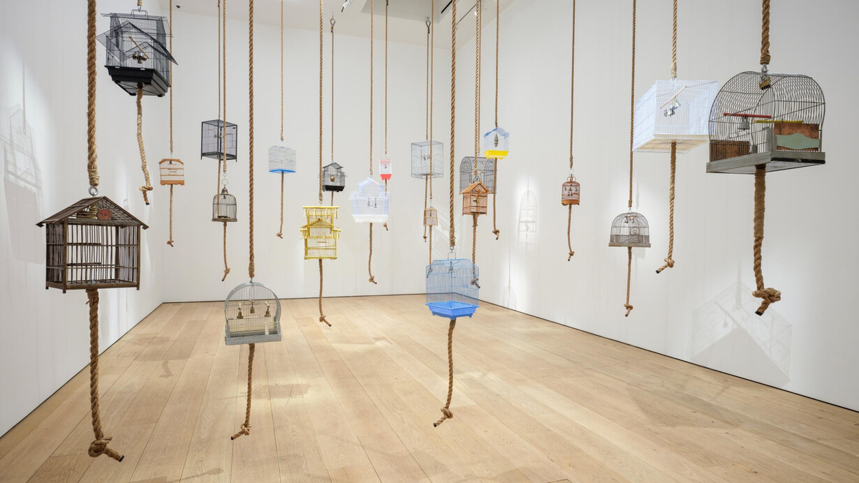 Kader Attia, Shattering and gathering our traces, exhibition view. Courtesy of Lehmann Maupin Gallery