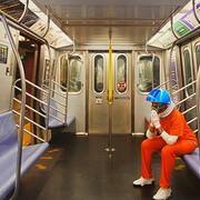 Lola Flash, I pray, Manhattan, NY, (syzygy, the vision Series), 2020. Courtesy of Jenkins Johnson Gallery