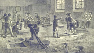 Interno della Zecca (da un disegno del 1820 circa). Il signoraggio è uno degli aspetti meno compresi dell’economia, ma influenza ogni nostra transazione quotidiana