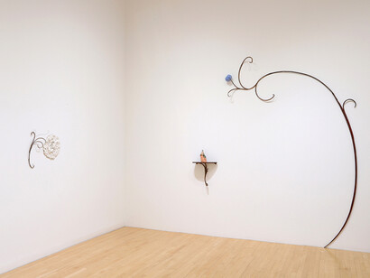 Mary Carlson, Summer garden, exhibition view. Courtesy of Kerry Schuss Gallery  