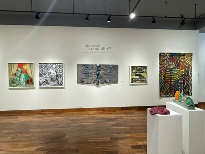 Various artists, Domestic tranquilty? Exhibition view. Courtesy of Momentum Gallery