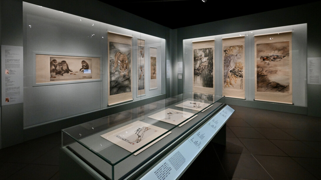 Legacy of Lingnan School of Painting: in commemoration of the 120th anniversary of the birth of Chao Shao-an, exhibition view. Courtesy of Heritage Museum