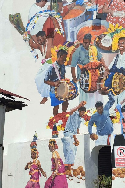 Street art a George Town, Penang, Malesia