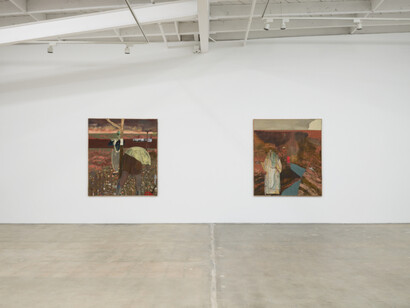 Casey Bolding, Bloodstream, exhibition view. Courtesy of Karma Gallery 