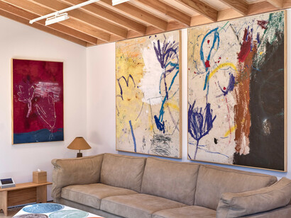 Douglas Knesse, Harvest under the sun, exhibition view. Courtesy of Simchowitz Gallery