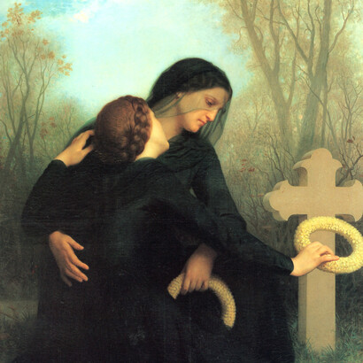 «El día de la Muerte», de William-Adolphe Bouguereau (1825-1905)