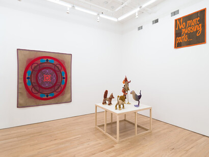 Jonathan Baldock, Friends, exhibition view. Courtesy of Nicelle Beauchene Gallery