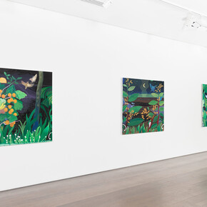 Myles Young, Magic and fertility, exhibition view. Courtesy of Olsen Gallery
