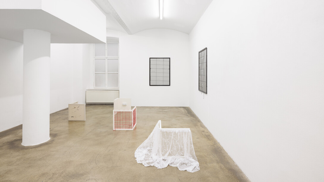 Ausstellungsansichten, Pozzetto in der Galerie Martin Janda, Wien, 2026. Foto von Manuel Carreon Lopez