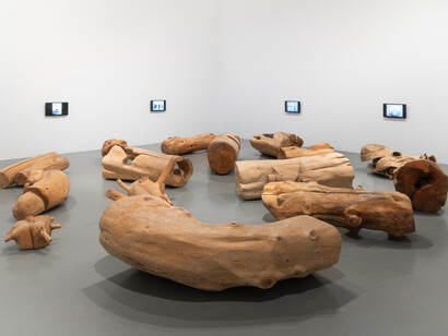 Miriam Cahn, What looks at us, exhibition view. Courtesy of MAAT