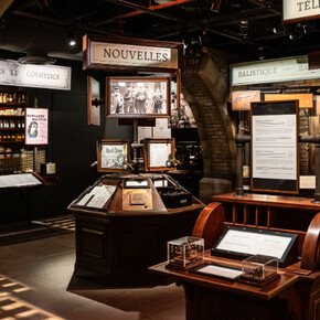 Sherlock Holmes: cracking the case, exhibition view. Courtesy of Pointe-à-Callière
