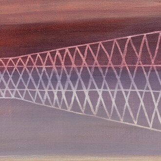 Shifting sands of land and memory, artwork in exhibition (detail). Courtesy of Onespace Gallery