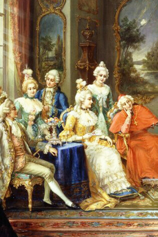 H. Pihnnero, Joven Mozart dando un recital (detalle)