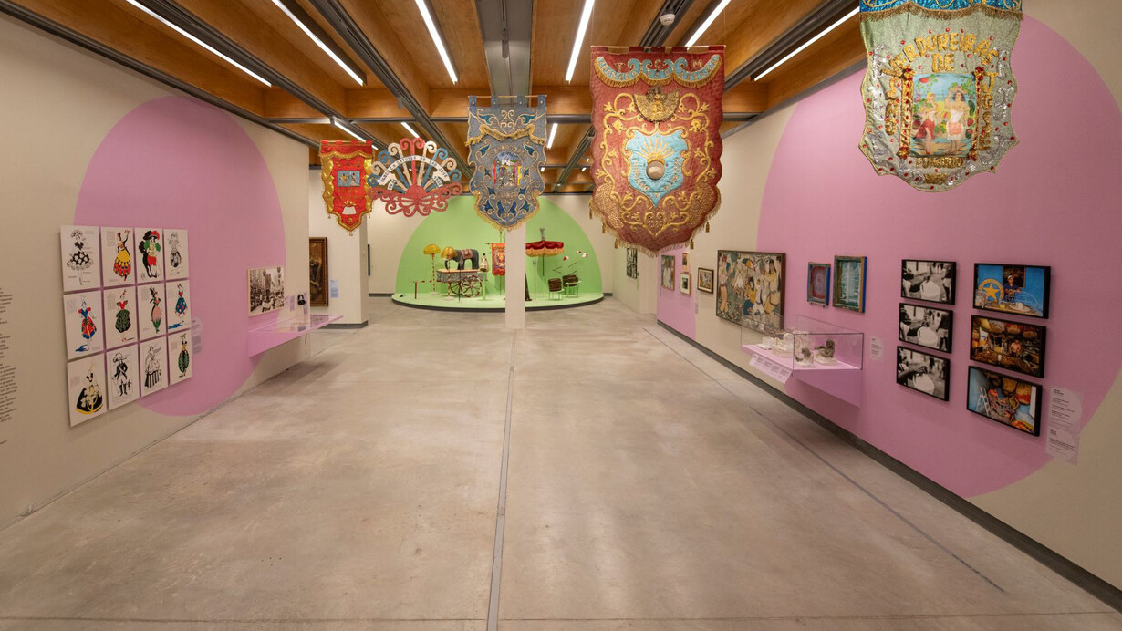 Carnival work, exhibition view. Courtesy of Pinacoteca
