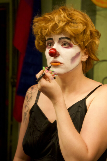 Kelly Han, Clown from Waking Dreamland series, 2022. Courtesy of Fountain House Gallery 