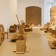 Sandra Poulson, Dust as an accidental gift, exhibition view. Courtesy of ChertLüdde Gallery