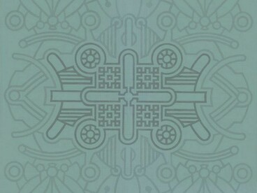 Perpendiculous, house paint on canvas, 60 × 60 cm, Mark Weighton, 2011