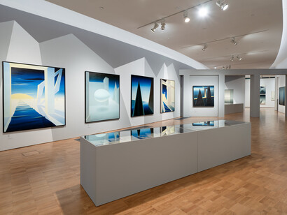 Mari Kurismaa, Twilight geometry, exhibition view. Courtesy of Kumu Art Museum. Photo by Stanislav Stepaško