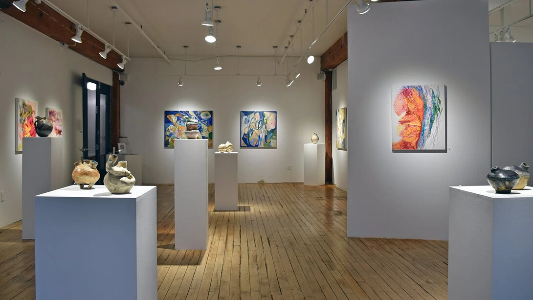 Various artists, Abstracting the personal, exhibition view. Courtesy of Carter Burden Gallery